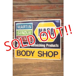 画像: dp-230724-10 NAPA BODY SHOP / Embossed Metal Sign