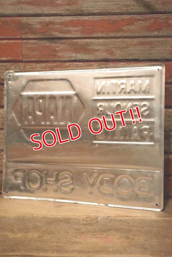 画像8: dp-230724-10 NAPA BODY SHOP / Embossed Metal Sign
