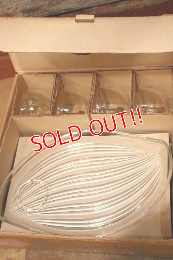 画像6: dp-201101-36 FEDERAL / 1950's Hawaiian Leaf Snack Set