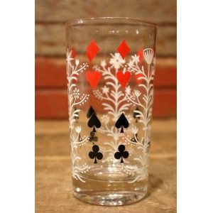 画像: dp-211110-19 Vintage Playing Card Glass