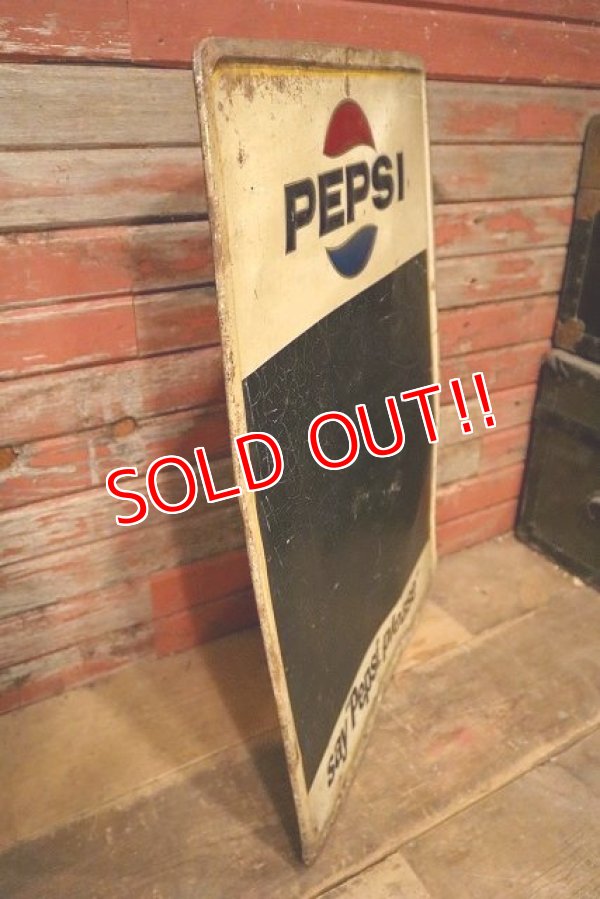 画像6: dp-230701-02 PEPSI / 1960's Menu Board Sign