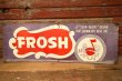 画像1: dp-230701-11 FROSH / 1940's-1950's Embossesd Metal Sign