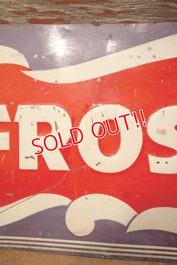 画像4: dp-230701-11 FROSH / 1940's-1950's Embossesd Metal Sign
