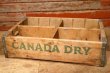 画像1: dp-230724-12 CANADA DRY / 1970's Wood Box