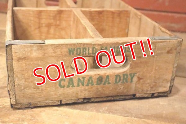 画像5: dp-230724-12 CANADA DRY / 1970's Wood Box