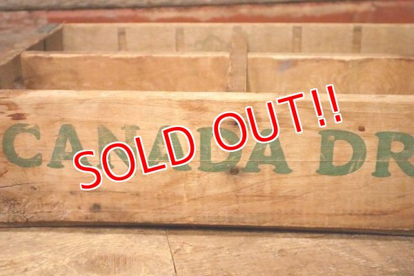 画像2: dp-230724-12 CANADA DRY / 1970's Wood Box