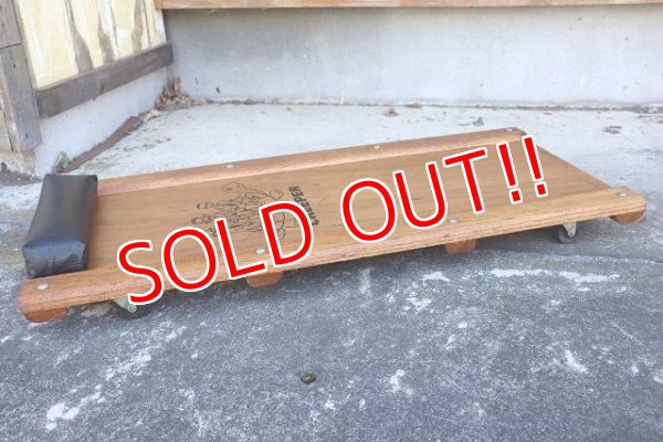 画像8: dp-230724-03 The Pep Boys / 1970's Wood Roller Creeper