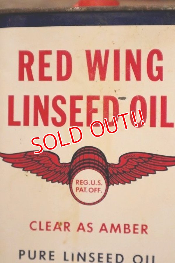 画像2: dp-230809-02 RED WING / 1950's LINSEED OIL One Quart Can