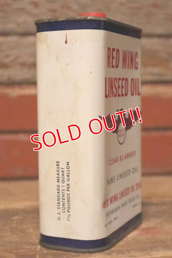 画像6: dp-230809-02 RED WING / 1950's LINSEED OIL One Quart Can