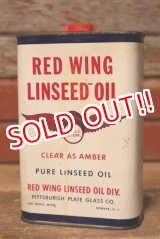 画像: dp-230809-02 RED WING / 1950's LINSEED OIL One Quart Can