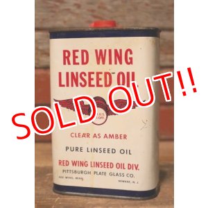 画像: dp-230809-02 RED WING / 1950's LINSEED OIL One Quart Can