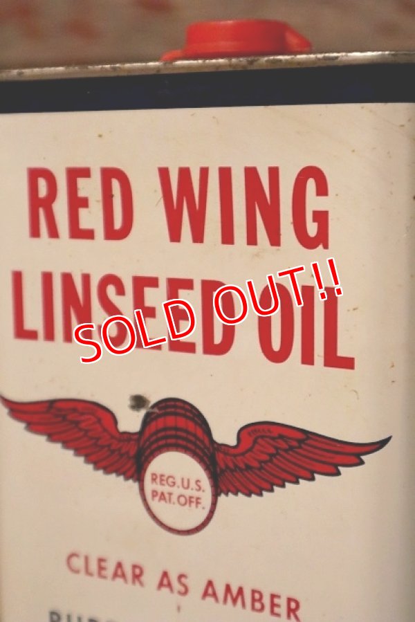 画像5: dp-230809-02 RED WING / 1950's LINSEED OIL One Quart Can