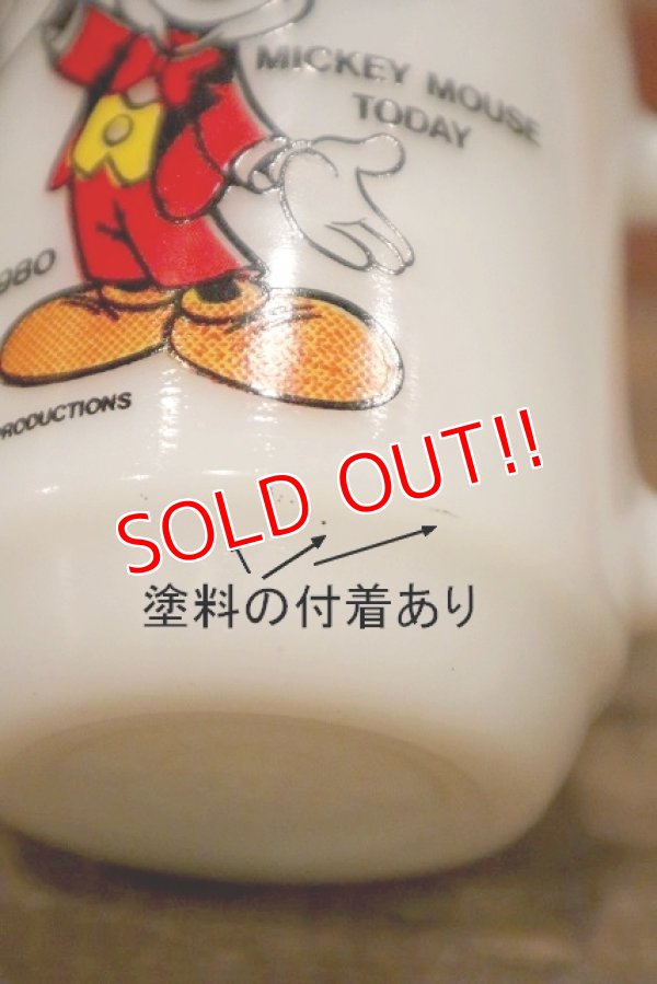 画像8: kt-230809-03 Mickey Mouse / Anchor Hocking 1980's 9oz Mug "Mickey Mouse Today"
