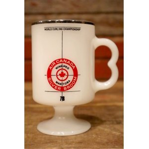 画像: kt-220301-08 AIR CANADA SILVER BROOM / World Curling Championship 1970's FEDERAL Footed Mug