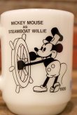 画像3: kt-230809-06 Mickey Mouse / Anchor Hocking 1980's 9oz Mug "Steam boat willy"