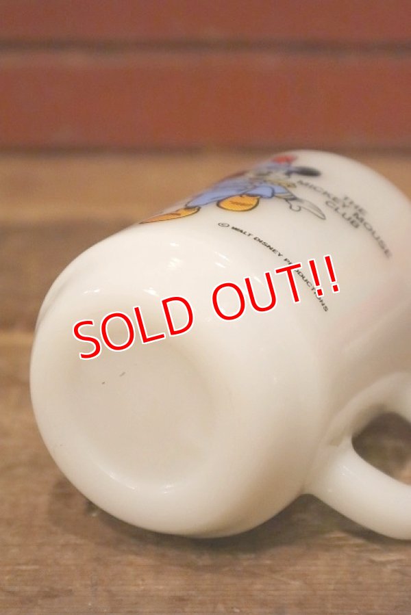 画像7: kt-230809-04 Mickey Mouse / Anchor Hocking 1980's 9oz Mug "Mickey Mouse Club"