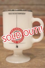 画像: kt-220301-07 AIR CANADA SILVER BROOM / World Curling Championship 1970's FEDERAL Footed Mug