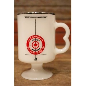 画像: kt-220301-07 AIR CANADA SILVER BROOM / World Curling Championship 1970's FEDERAL Footed Mug