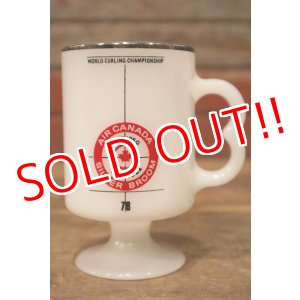 画像: kt-220301-07 AIR CANADA SILVER BROOM / World Curling Championship 1970's FEDERAL Footed Mug