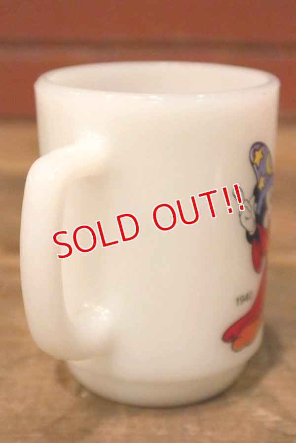 画像6: kt-230809-05 Mickey Mouse / Anchor Hocking 1980's 9oz Mug "FANTASIA"