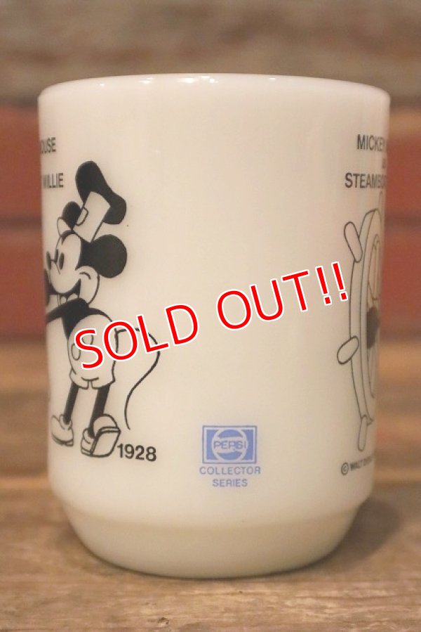 画像4: kt-230809-06 Mickey Mouse / Anchor Hocking 1980's 9oz Mug "Steam boat willy"
