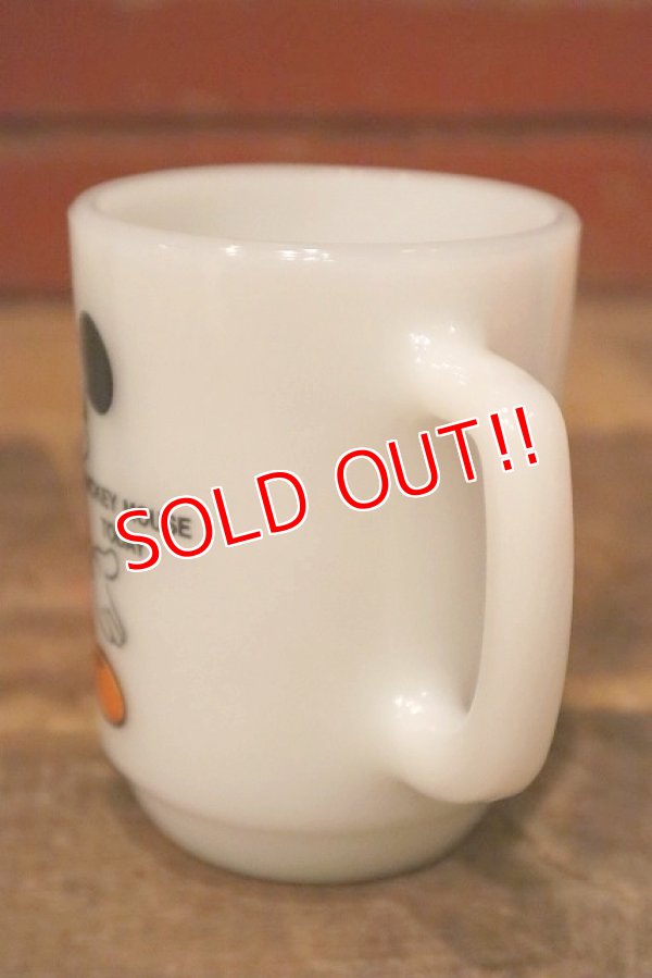 画像6: kt-230809-03 Mickey Mouse / Anchor Hocking 1980's 9oz Mug "Mickey Mouse Today"