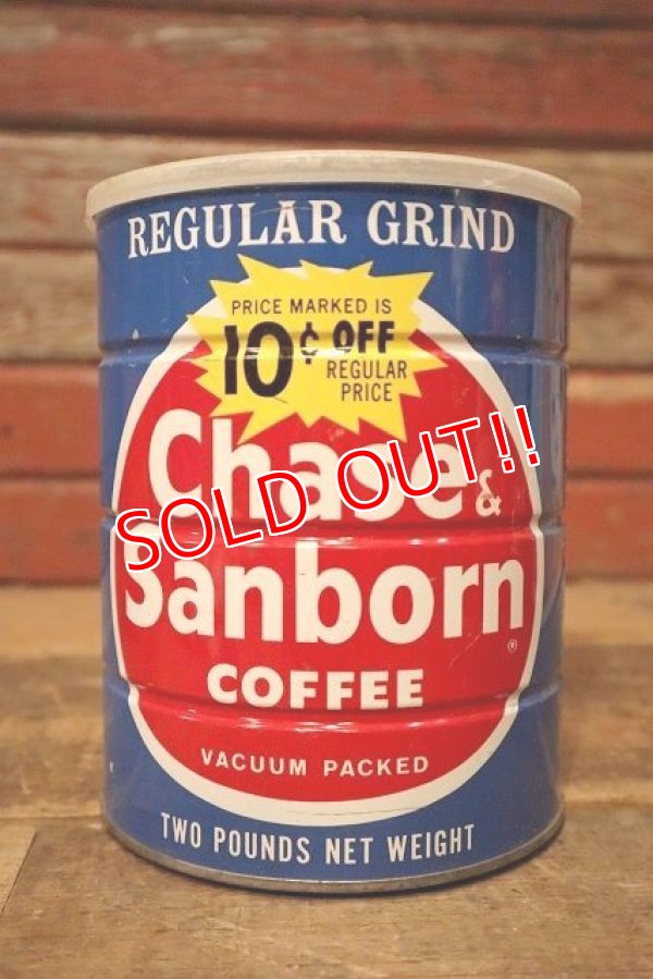 画像1: dp-230809-16 Chase & Sanborn COFFEE / Vintage Tin Can