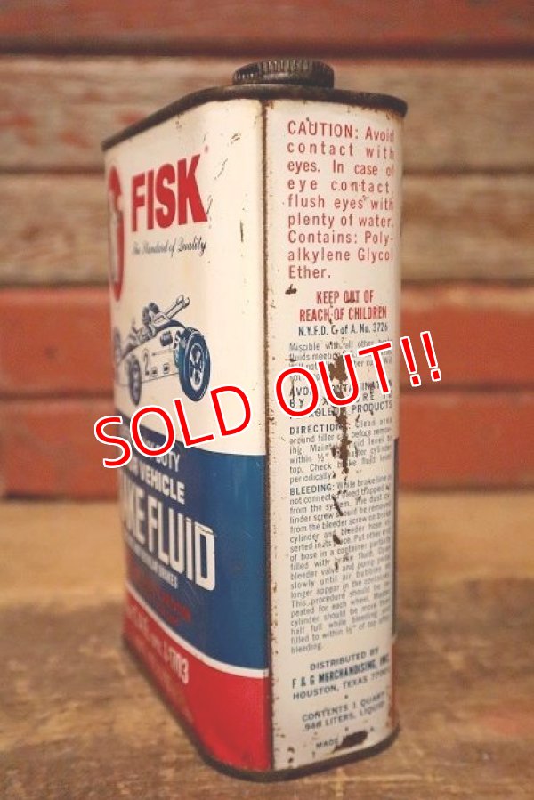 画像6: dp-230809-09 FISK BRAKE FLUID / Vintage Can
