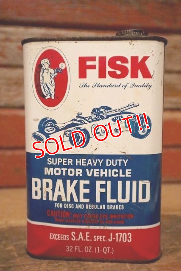 画像3: dp-230809-09 FISK BRAKE FLUID / Vintage Can
