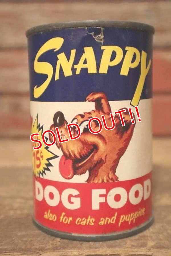 画像1: dp-230518-07 SNAPPY / 1950's DOG FOOD CAN