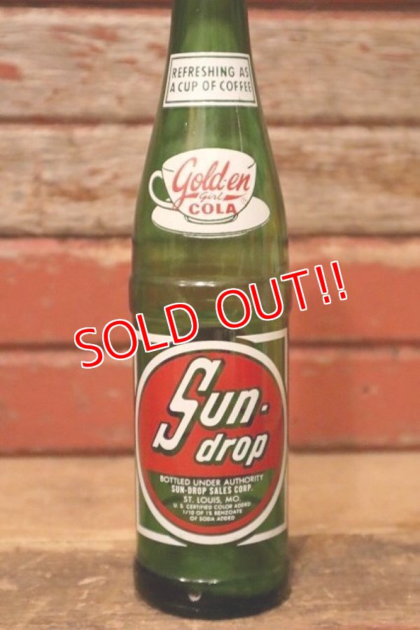 画像4: dp-230809-21 Sun-Drop golden girl COLA /1950's 12 FL.OZ Bottle
