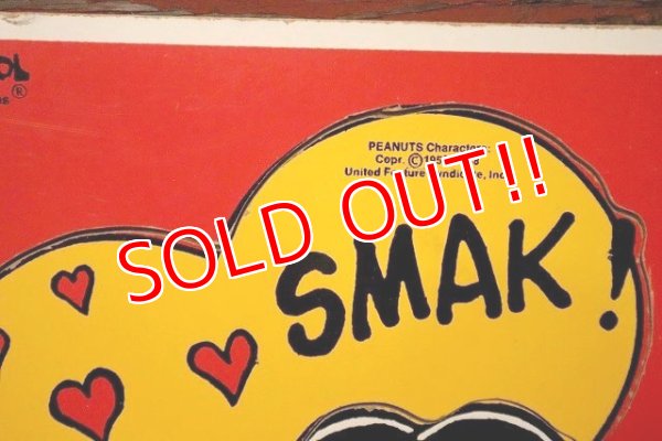 画像4: ct-230809-05 Snoopy & Lucy / Playskool 1980's Wood Frame Tray Puzzle "SMAK!"