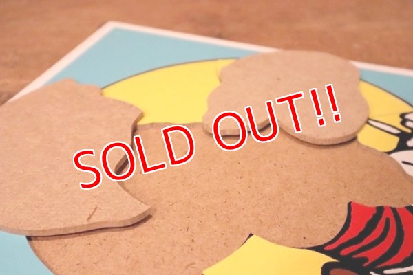 画像5: ct-230809-04 Snoopy & Charlie Brown / Playskool 1980's Wood Frame Tray Puzzle