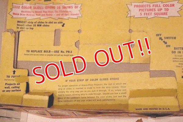 画像18: ct-230701-19 Hanna-Barbera Characters / Kenner 1961 Give a Show Projecter