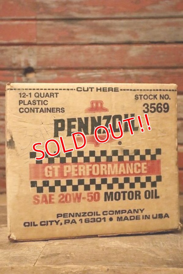 画像5: ndp-230809-32 PENNZOIL / SAE 20W-50 MOTOR OIL Cardboard Box