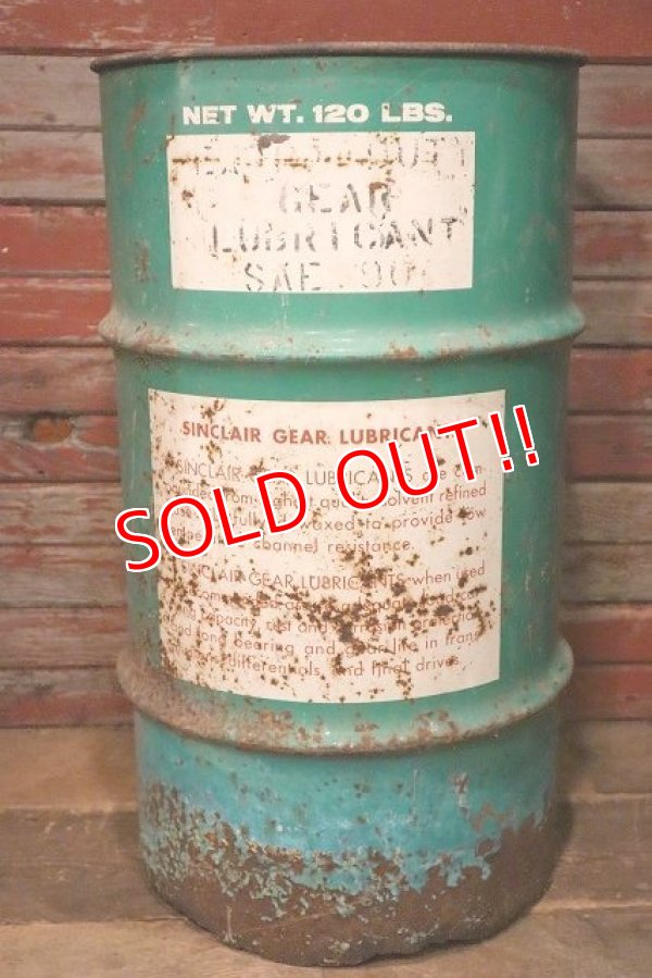 画像4: dp-230503-17 Sinclair / 1960's-1970's 120 LBS. GEAR LUBRICANT CAN
