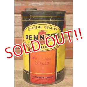 画像: dp-230809-07 PENNZOIL / 1970's 5 U.S. Quarts Can
