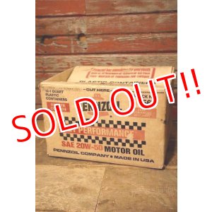 画像: ndp-230809-32 PENNZOIL / SAE 20W-50 MOTOR OIL Cardboard Box