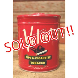 画像: dp-230601-13 Velvet / 1950's Pipe & Cigarette Tobacco Can