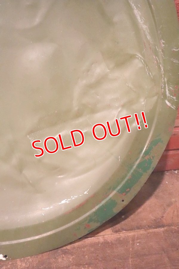 画像10: dp-230724-04 QUAKER STATE MOTOR OIL / 1940's Convex Metal Sign