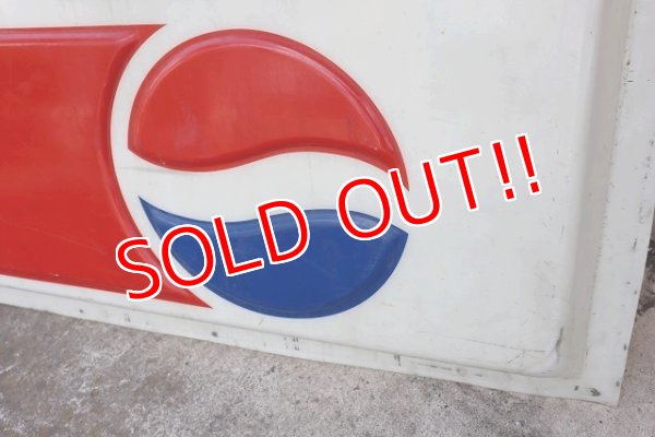 画像3: dp-221001-20 ※店頭ピックのみ PEPSI / 1990's Huge Plastic Sign