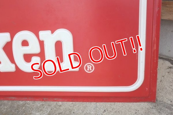 画像8: dp-221001-19 ※店頭ピックのみ Kentucky Fried Chicken (KFC) / 1980's Huge Store Display Sign