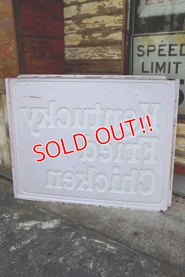 画像12: dp-221001-19 ※店頭ピックのみ Kentucky Fried Chicken (KFC) / 1980's Huge Store Display Sign