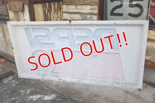 画像12: dp-221001-20 ※店頭ピックのみ PEPSI / 1990's Huge Plastic Sign