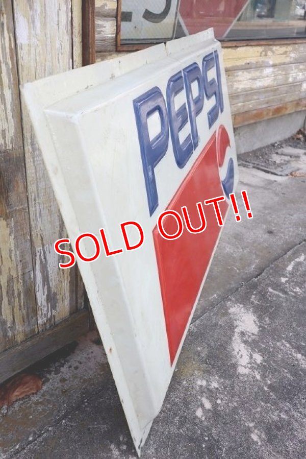 画像10: dp-221001-20 ※店頭ピックのみ PEPSI / 1990's Huge Plastic Sign