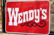 画像1: dp-230503-38 WENDY'S / Large Road Sign