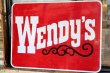 画像1: dp-230503-38 WENDY'S / Large Road Sign