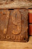 画像4: dp-230601-21 License Plate 1933 MISSOURI "TRUCK 3-079"