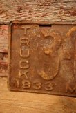 画像2: dp-230601-21 License Plate 1933 MISSOURI "TRUCK 3-079"