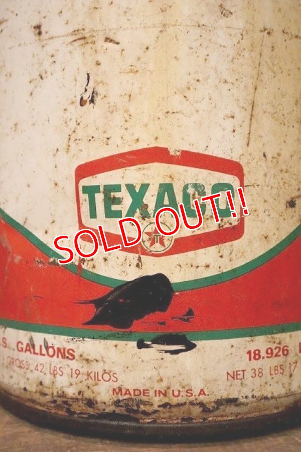 画像2: dp-230503-29 TEXACO / 1970's 5 U.S.Gallons Oil Can
